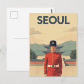 Paleisgarde van Seoul Briefkaart (Voorkant / Achterkant)