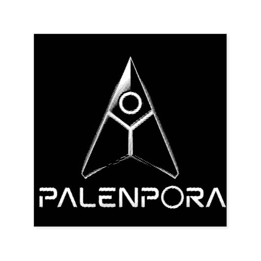 Palenpora-knoppen Zelfinktende Stempel (Design)
