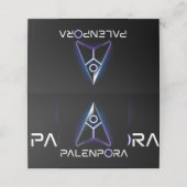Palenpora Plaatskaartje (Buitenkant ongevouwen)