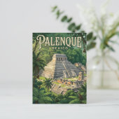 Palenque Archeologische Zone Mexico Briefkaart (Staand voorkant)