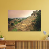 Palenque, Chiapas, Mexico, Maya Canvas Afdruk (Insitu (Woonkamer))