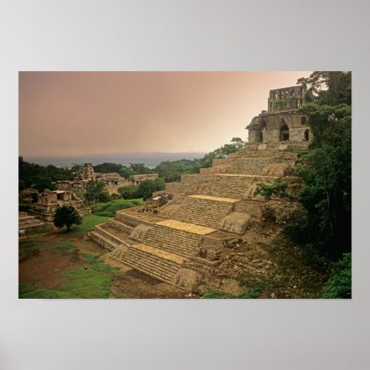 Palenque, Chiapas, Mexico, Maya Poster (Voorkant)
