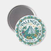 Palenque Mexico Magneet (Voorkant / Achterkant)
