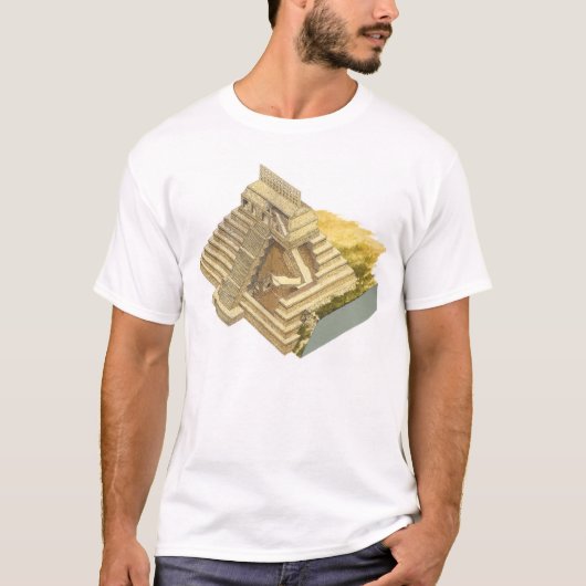 Palenque Mexico. Tempel van de Inscripties T-shirt (Voorkant)