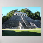 Palenque Temple of Inscriptions Poster (Voorkant)