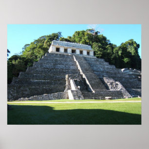 Palenque Temple of Inscriptions Poster
