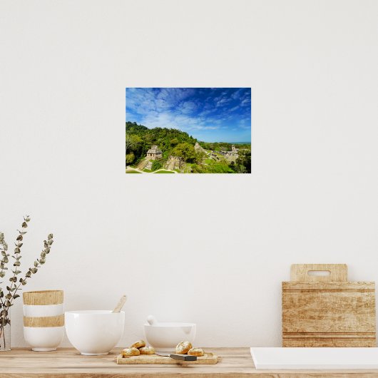 Palenque Uitzicht Poster (Keuken)
