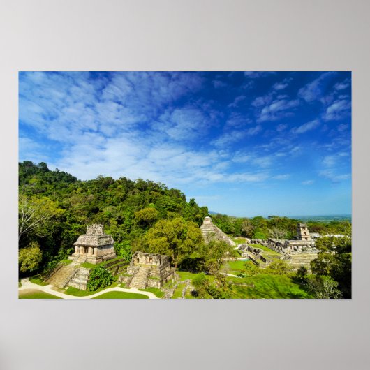 Palenque Uitzicht Poster (Voorkant)