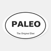 PALEO auto sticker (Voorkant)