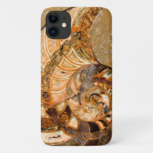 "Paleo-chic" Cleoniceras Cleon Ammoniet Fossiel Case-Mate iPhone Case (Achterkant)