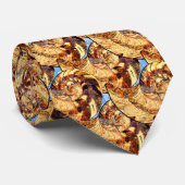 "Paleo-chic" Cleoniceras Cleon Ammoniet Fossiel Stropdas (Opgerold)