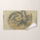 "Paleo-chique" Duitse Ammoniet met Dendrites Bad Handdoek (Handdoek)