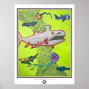 Paleo Yellow Zee Poster