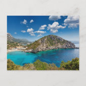 Paleokastritsa-baai te Corfu, Griekenland Briefkaart (Voorkant)