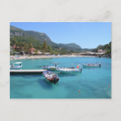 Paleokastritsa Beach, Corfu Briefkaart (Voorkant)
