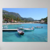 Paleokastritsa Beach, Corfu Poster (Voorkant)