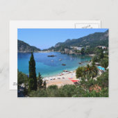 Paleokastritsa Griekenland Briefkaart (Voorkant / Achterkant)