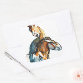 Paleolithisch Vierkante Sticker (Envelop)