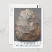 Paleolithische handbijl briefkaart (Voorkant / Achterkant)