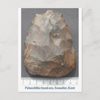 Paleolithische handbijl briefkaart