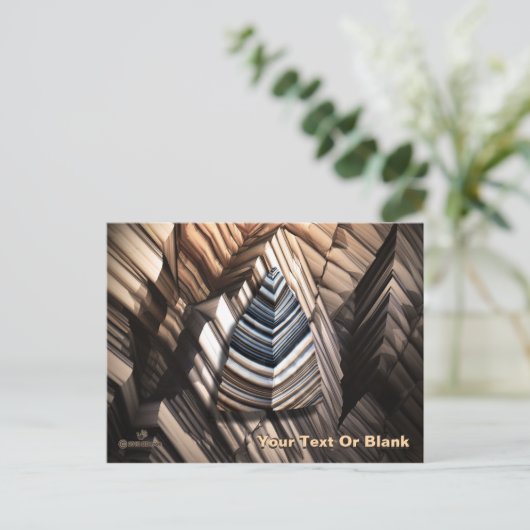 Paleolithische technologie briefkaart (Staand voorkant)