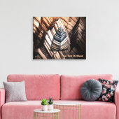 Paleolithische technologie canvas afdruk (Insitu (Woonkamer))