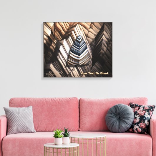 Paleolithische technologie canvas afdruk (Insitu (Woonkamer))