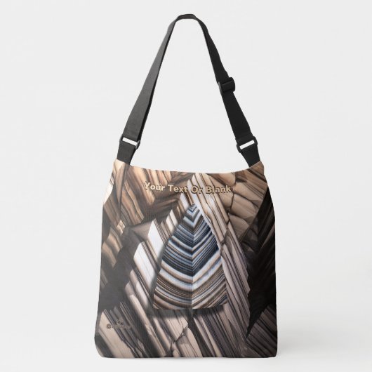 Paleolithische technologie crossbody tas (Voorkant)