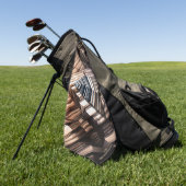 Paleolithische technologie golfhanddoek (Groen)