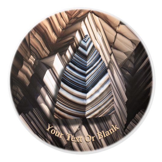 Paleolithische technologie keramische knop (Voorkant)