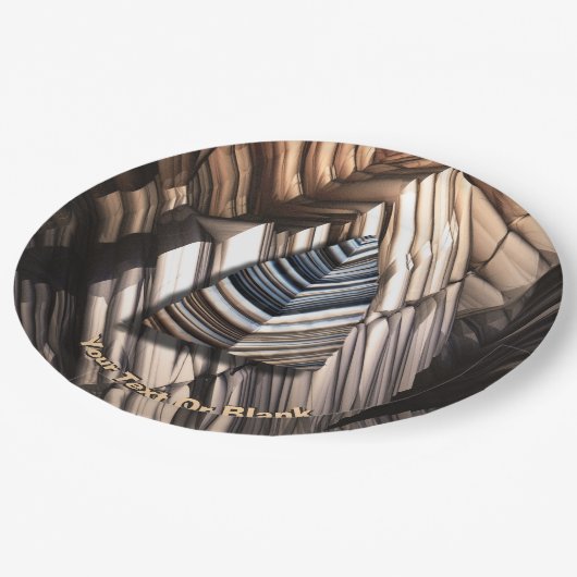 Paleolithische technologie papieren bordje (Gekanteld)