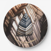 Paleolithische technologie papieren bordje (Voorkant)