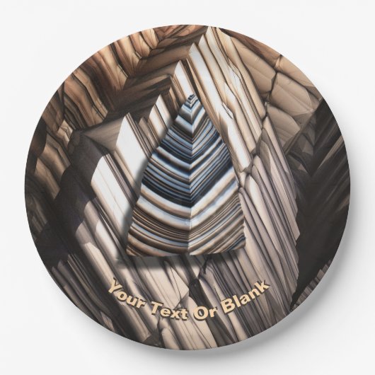 Paleolithische technologie papieren bordje (Voorkant)