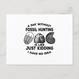 Paleontologen Briefkaart