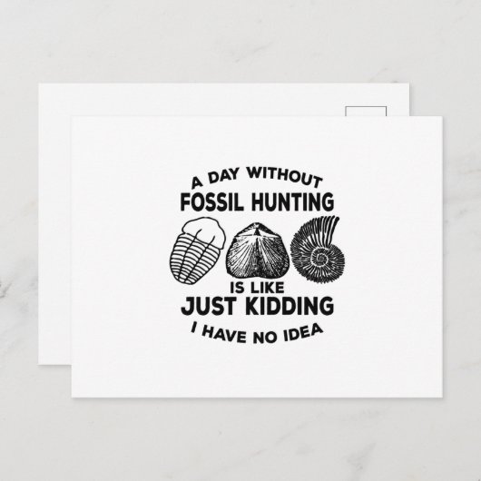 Paleontologen Briefkaart (Voorkant / Achterkant)