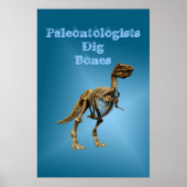 Paleontologen Dig Botten Poster (Voorkant)