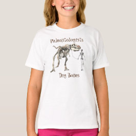Paleontologen Dig Botten T-shirt