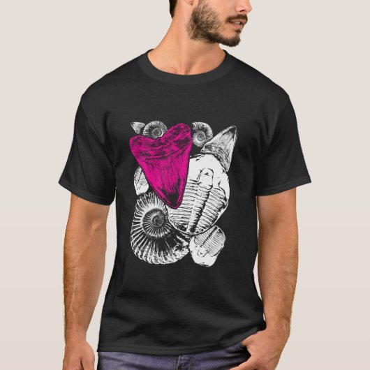 Paleontologen fossielenjagers T-Shirt met lange mo (Voorkant)