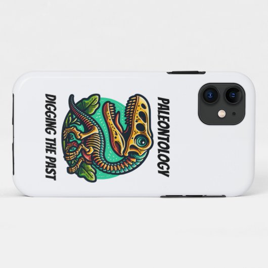 Paleontologie Graven van het verleden Case-Mate iPhone Case (Achterkant (horizontaal))