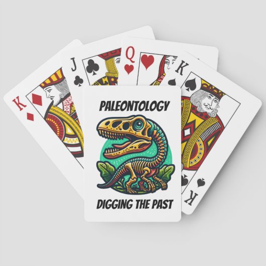 Paleontologie Graven van het verleden Pokerkaarten (Achterkant)