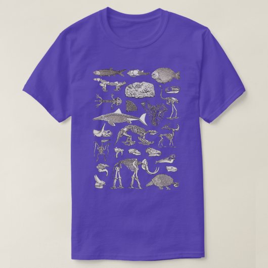 Paleontologie Illustratie 3 T-shirt (Design voorkant)