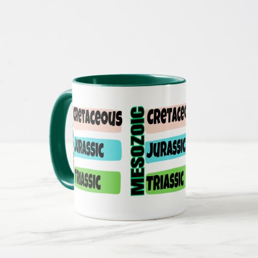 Paleontologie Mok (Voorkant links)