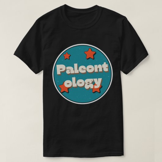 Paleontologie T-shirt (Design voorkant)
