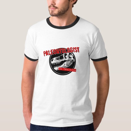 PALEONTOLOGIST in opleiding T-shirt (Voorkant)