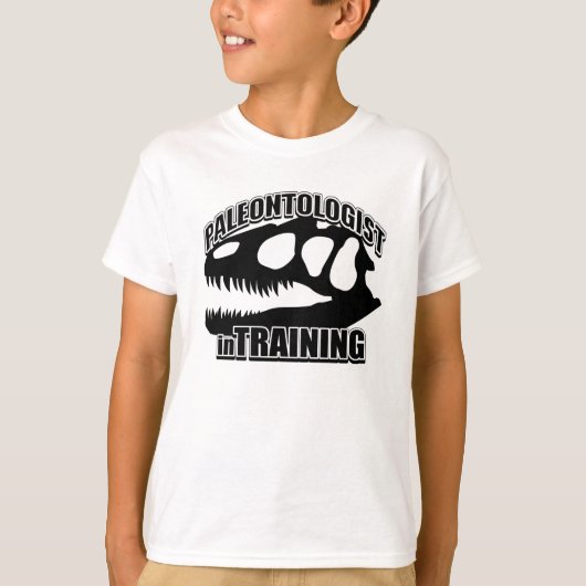 PALEONTOLOGIST in opleiding T-shirt (Voorkant)