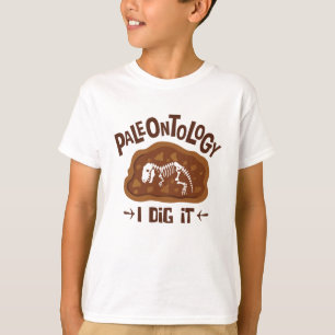 Paleontology I Dig Paleontoloog Dinosaur Bone T-shirt