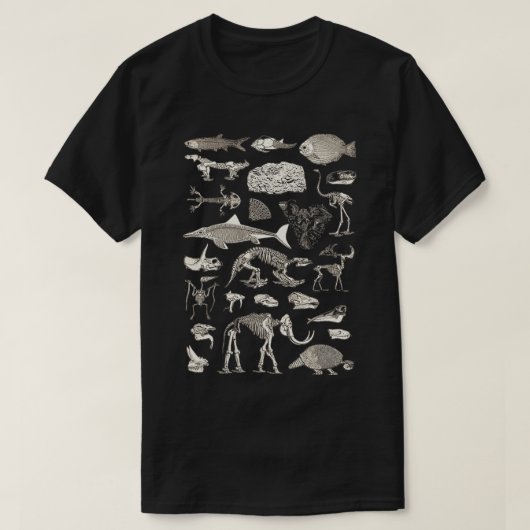Paleontology Illustration Classic T-shirt (Design voorkant)