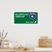 Paleontology Next Exit Poster (Keuken)