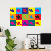 Paleontology Pop Art Poster (Thuiskantoor)