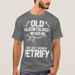Paleontoloog Dinosaur Paleontology T-Rex Skeleto T-shirt